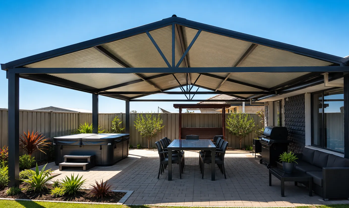 Gable Attached Patio